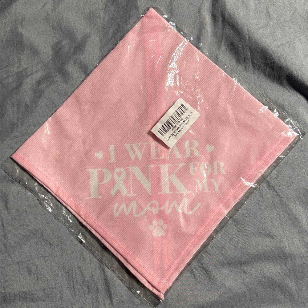 Pink Awareness dog Bandana
